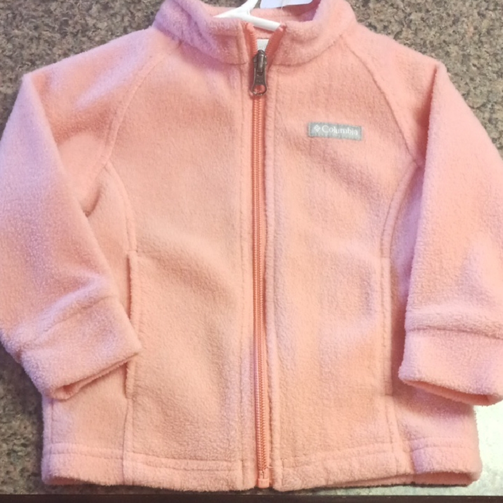 Columbia Soft Coral Fleece Jacket
